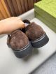 Gucci Man Brown Calfskin Business Leather Shoes 042885 (5)_th.jpg